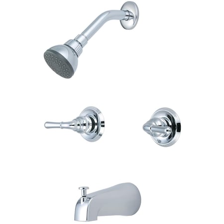 Elite Two Handle Tub & Shower Set - Chrome P-1230